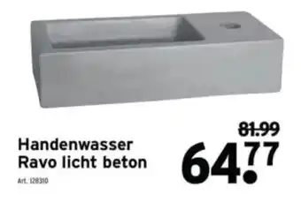 GAMMA Handenwasser Ravo licht beton aanbieding
