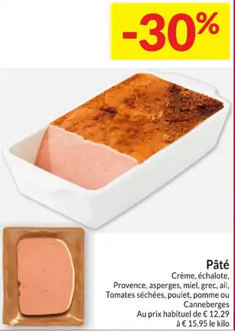 Intermarché Pâté aanbieding