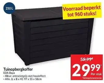 Tuinopbergkoffer eda baya