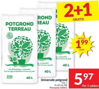 Intermarché Universele potgrond aanbieding