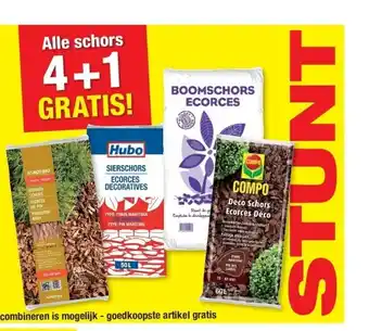 Hubo Alle schors aanbieding