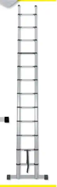 Hubo Telescopische ladder max. 380 cm aanbieding