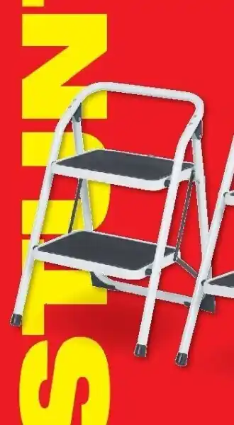 Hubo Trapladder 2 treden aanbieding