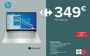 Carrefour Hp 15s-eq1002nb aanbieding