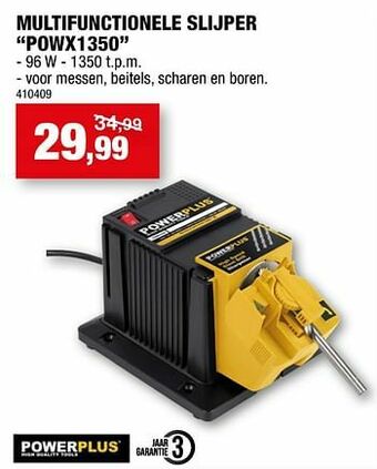 Hubo Powerplus multifunctionele slijper powx1350 aanbieding