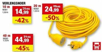 Hubo Verlengsnoer aanbieding