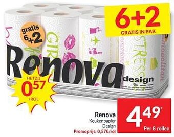 Intermarché Renova keukenpapier design aanbieding