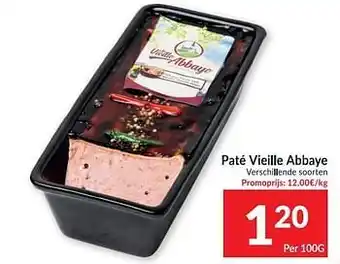 Intermarché Paté vieille abbaye 100 gram aanbieding