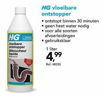 Hg vloeibare ontstopper