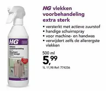 Hubo Hg vlekken voorbehandeling extra sterk aanbieding