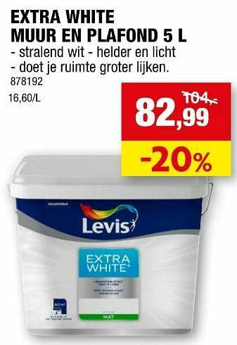 Extra white muur en plafond