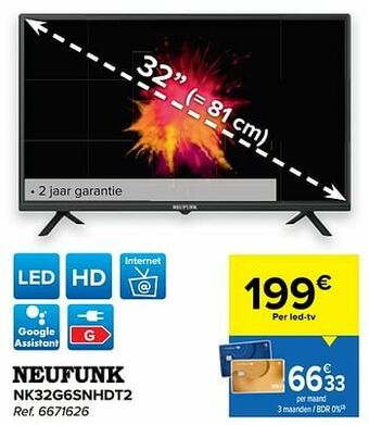 Carrefour Neufunk nk32g6snhdt2 aanbieding