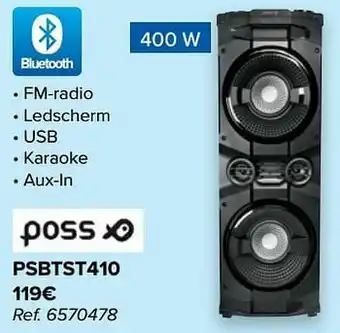 Carrefour Poss psbtst410 aanbieding