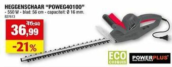 Hubo Powerplus heggenschaar poweg40100 aanbieding