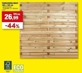 Hubo Tuinscherm multi aanbieding