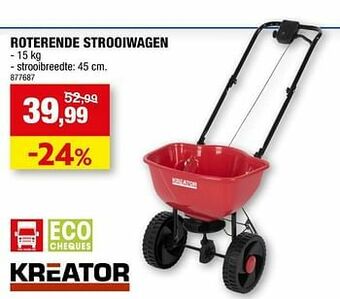 Hubo Roterende strooiwagen aanbieding
