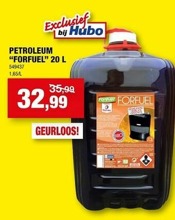 Hubo Petroleum forfuel aanbieding