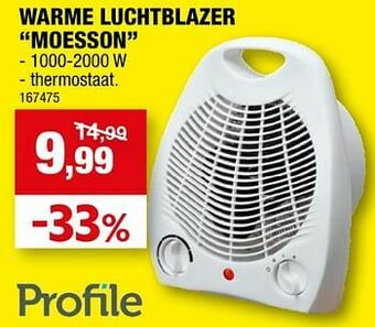 Hubo Profile warme luchtblazer moesson aanbieding