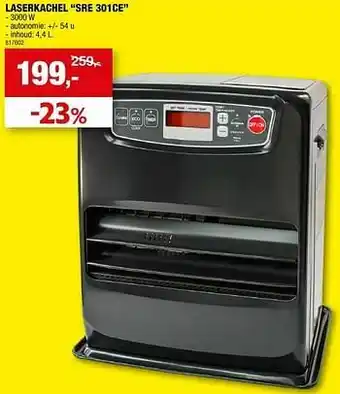Hubo Kero laserkachel sre 301ce aanbieding