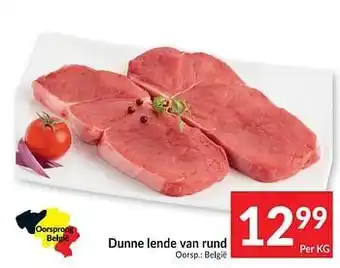 Intermarché Dunne lende van rund 1 kg aanbieding