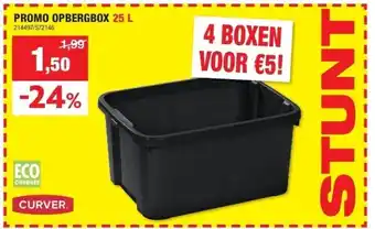 Hubo Promo opbergbox 25 l aanbieding