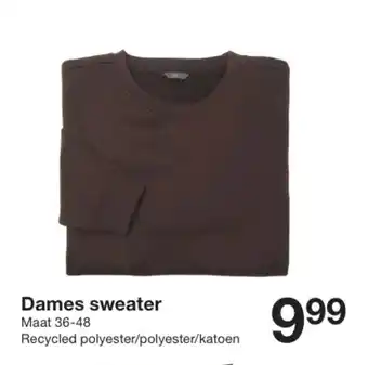 Zeeman Dames sweater Maat 36-48 aanbieding