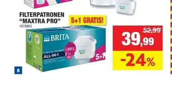 Hubo Filterpatronen “maxtra pro” aanbieding