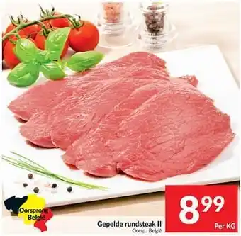 Intermarché Gepelde rundsteak ll 1kg aanbieding