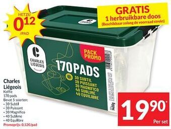 Intermarché Charles liégeois koffie aanbieding