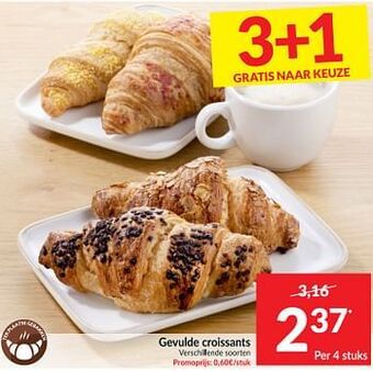 Intermarché Gevulde croissants aanbieding