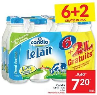 Intermarché Candia halfvolle melk aanbieding