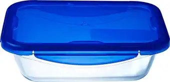 Bol.com Schaal rechthoek met deksel, 1,7 liter - pyrex | cook & go aanbieding