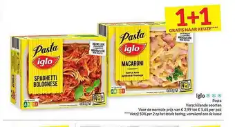 Intermarché Iglo Pasta aanbieding