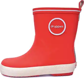 Druppies regenlaarzen kinderen - fashion boot - rood - maat 25