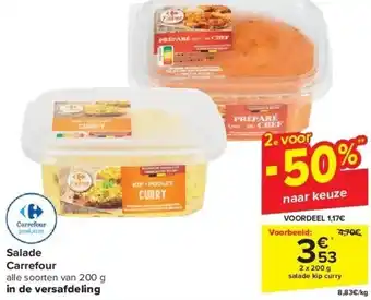 Carrefour Salade carrefour aanbieding