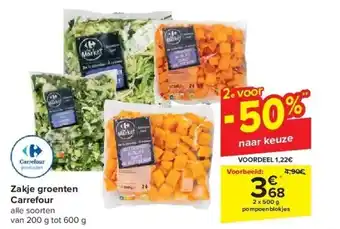 Carrefour Zakje groenten carrefour aanbieding