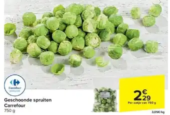 Carrefour Geschoonde spruiten carrefour aanbieding