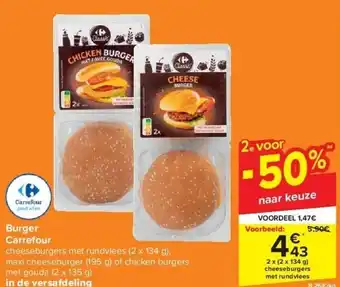 Carrefour Burger carrefour aanbieding