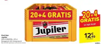Carrefour Krat bier jupiler aanbieding