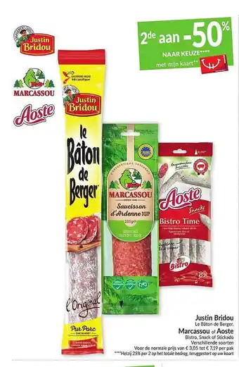 Justin Bridou, Marcassou Of Aoste