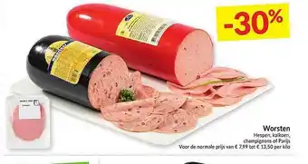 Intermarché Worsten 1kilo aanbieding