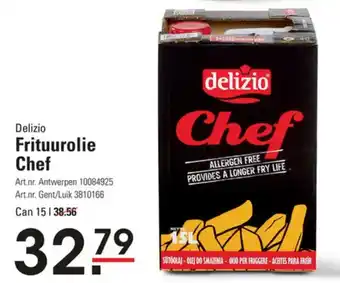 Sligro Delizio Frituurolie Chef, aanbieding