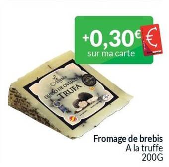 Intermarché Fromage de brebis A la truffe 200g aanbieding