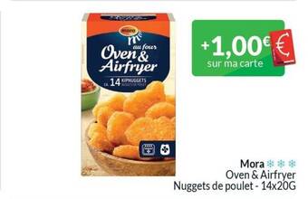 Intermarché Mora Oven & Airfryer Nuggets de poulet 14 x 20g aanbieding