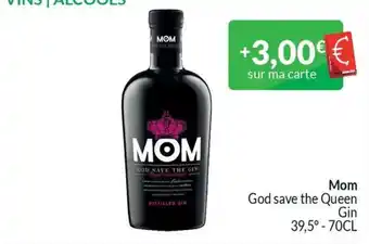 Mom God save the Queen Gin 70 cl