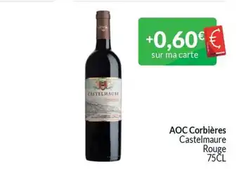 Intermarché AOC Corbières Castelmaure Rouge 75CL aanbieding