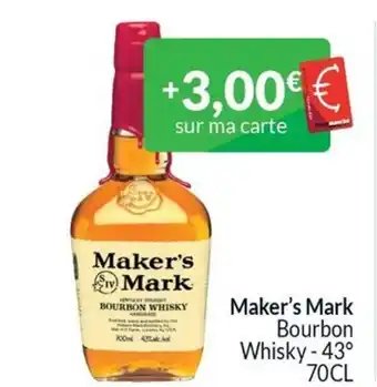 Maker's Mark Bourbon Whisky-43° 70CL