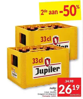 Intermarché Jupiler Pils 2x(24x33cl) aanbieding