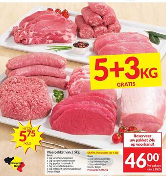 Intermarché Vleespakket aanbieding