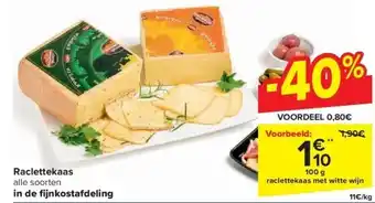 Carrefour Raclettekaas aanbieding